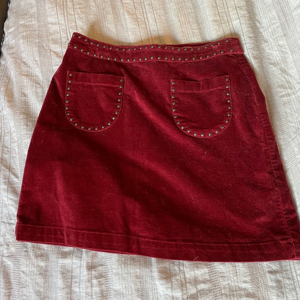Maroon skirt